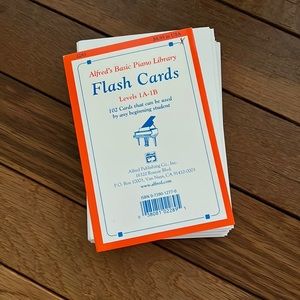 Alfred’s Basic Piano Library Flash Cards